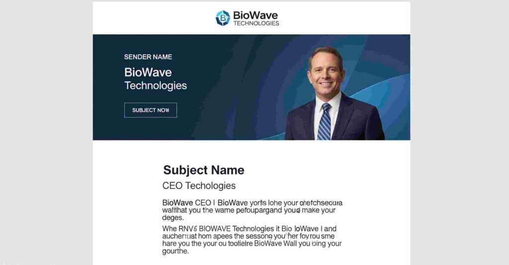 email for the ceo of biowave technologies