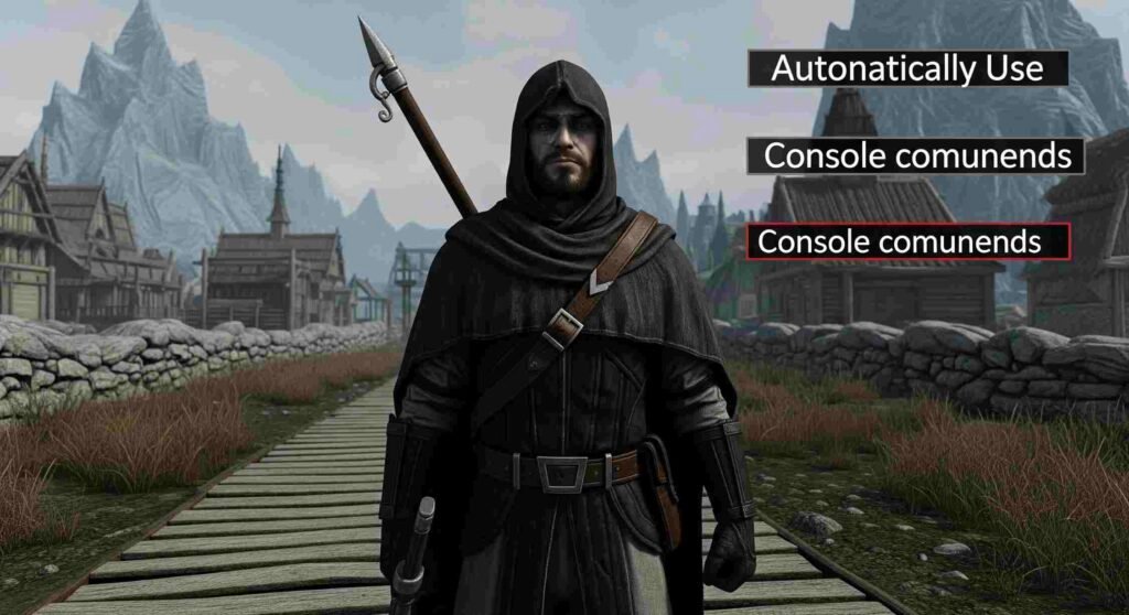 morrowind automatically use console commands mod