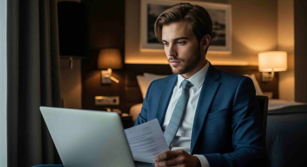 while away on business lucas frostaugust skye